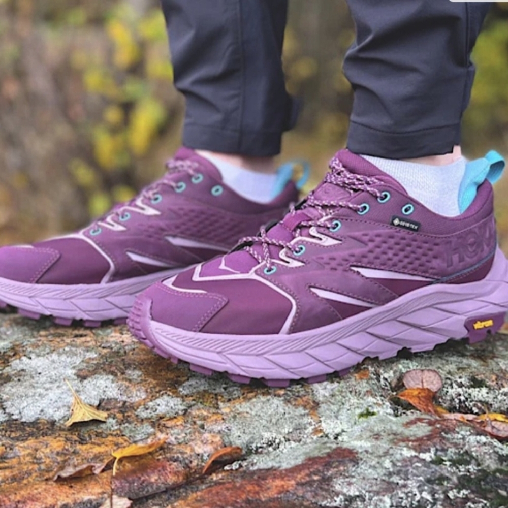 Hoka Purple and Teal Women's Sneakers